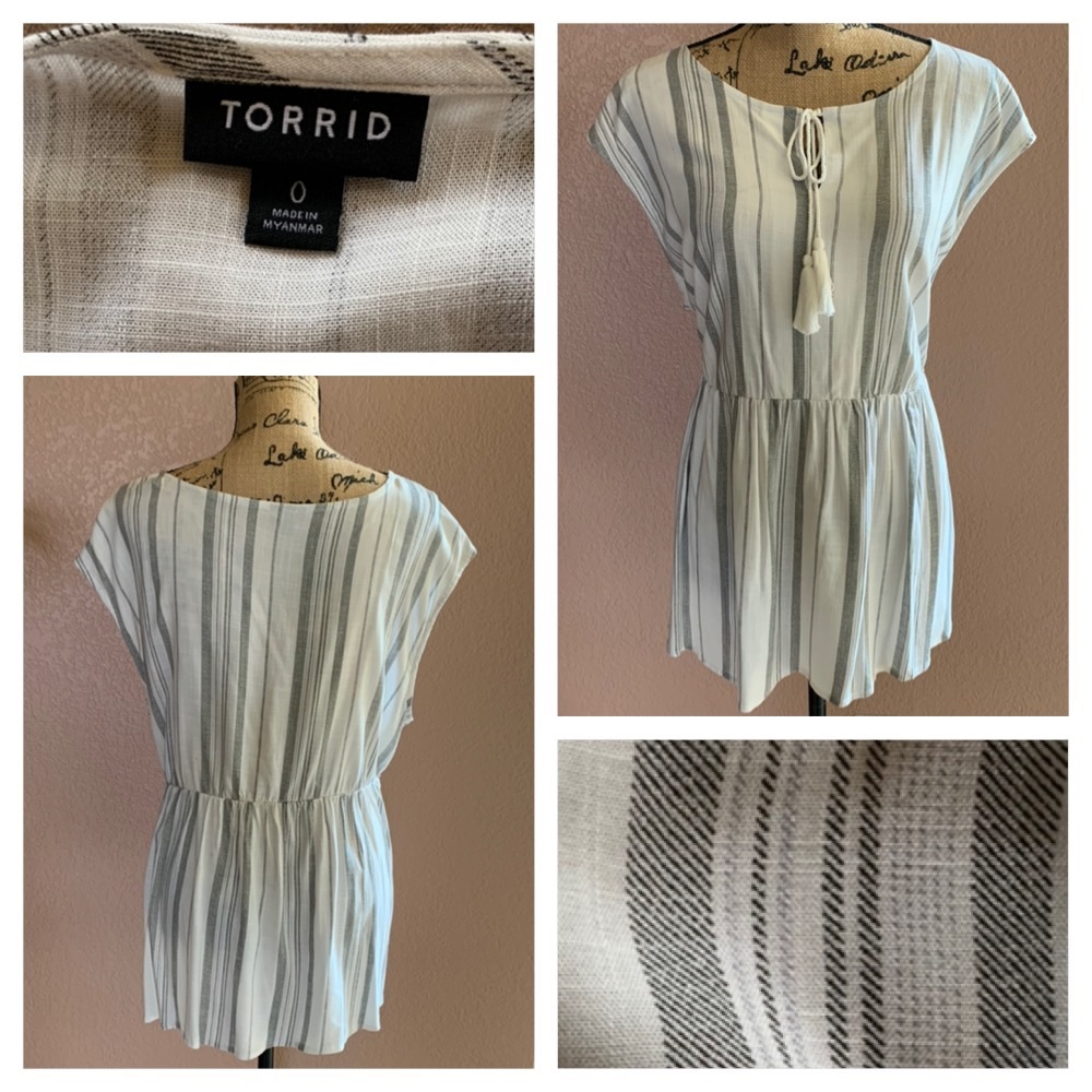 Torrid Umpire Waist Blouse